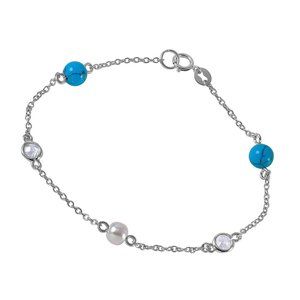925 Sterling Silver Link Bracelet - 7"